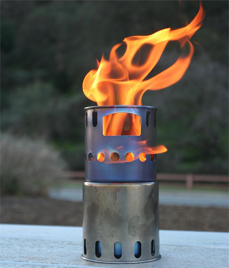 Toaks Titanium -Backpacking Wood Burning Stove small