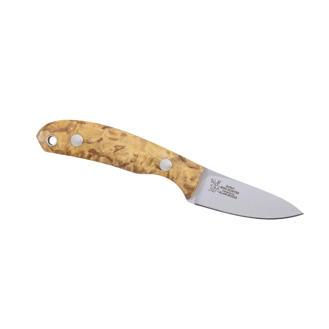 Casström Safari Mini Hunter m Stabilised Curly Birch Casström Safari Mini Hunter m Stabilised Curly Birch