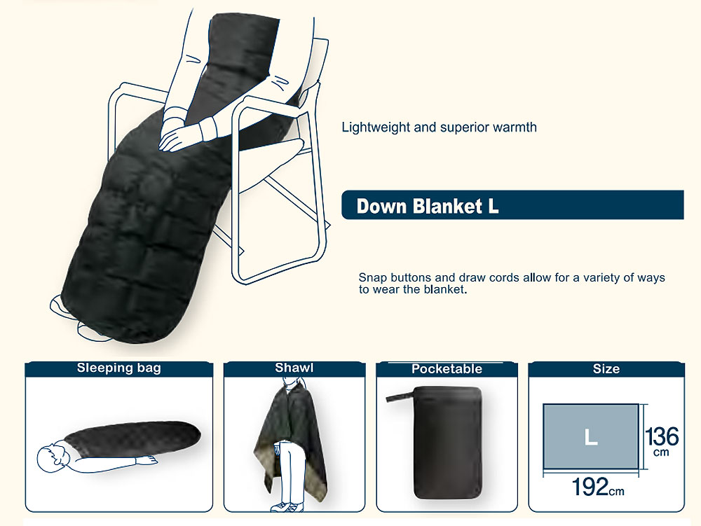 Mont-Bell Down Blanket L