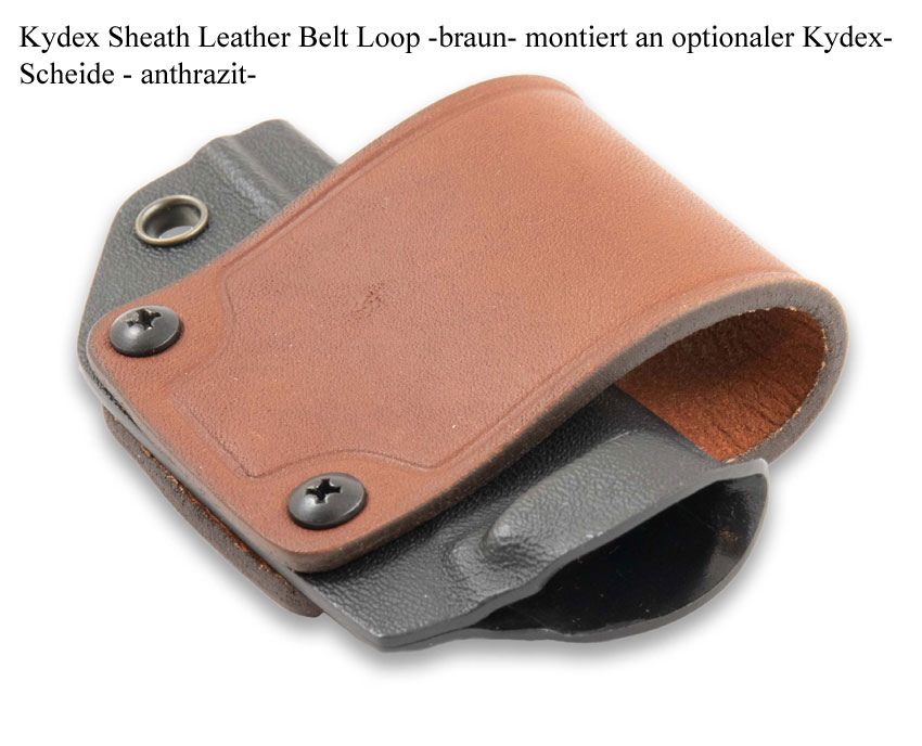 Casström Kydex Sheath Leather Belt Loop