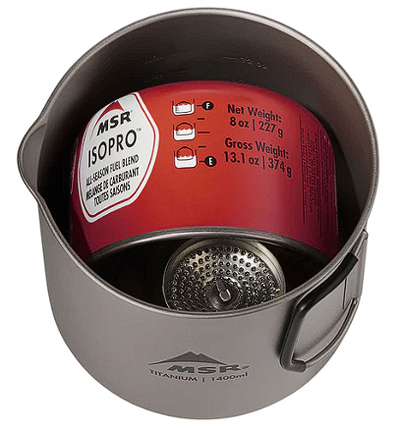MSR Titanium Kettle 1400 MSR Titanium Kettle 1400