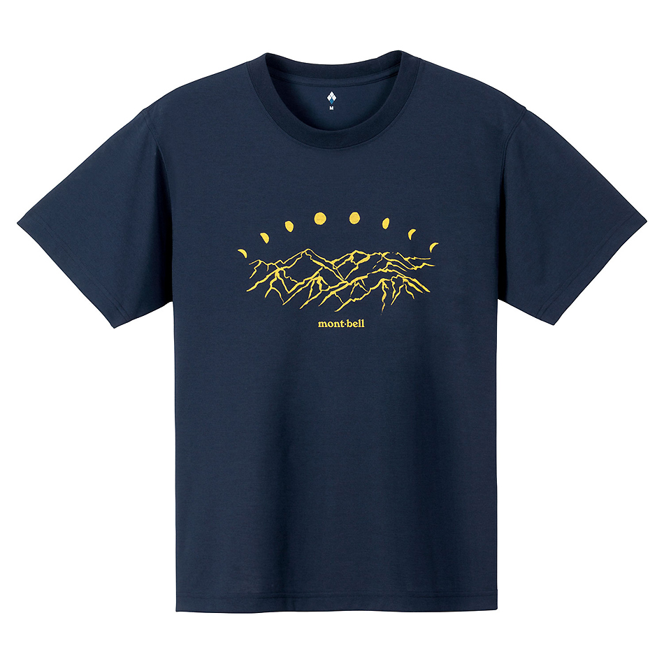 Mont-Bell Wickron T-Shirt Japanese Alps At Night