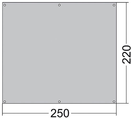 Zeltunterlage 250 x 220 cm