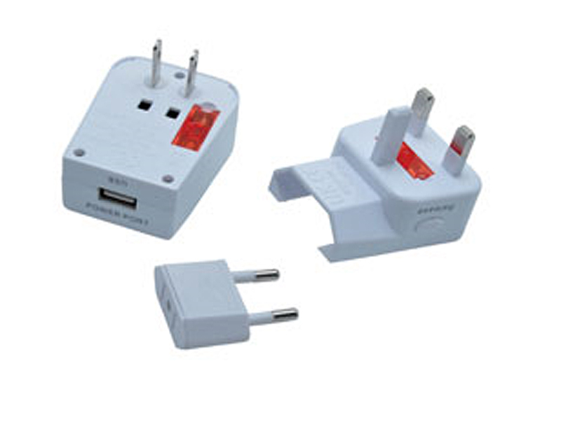 Baladeo Universal-Adapter mit USB \'Miles\' Baladeo Universal-Adapter mit USB \'Miles\'