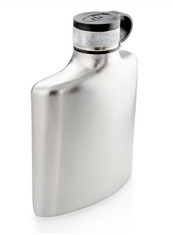 GSI outdoors GLACIER STAINLESS HIP FLASK 8 oz -235 ml