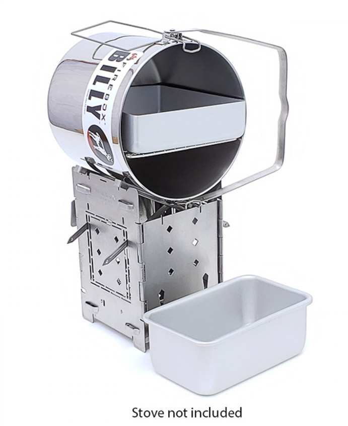 Firebox Baking Kit für Zebra 14 cm Stainless Steel Pot Firebox Baking Kit für Zebra 14 cm Stainless Steel Pot