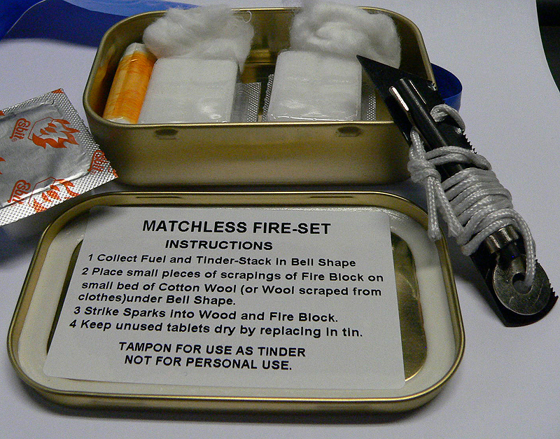 BCB Matchless Fire Set - Feuerstarter Set Dose