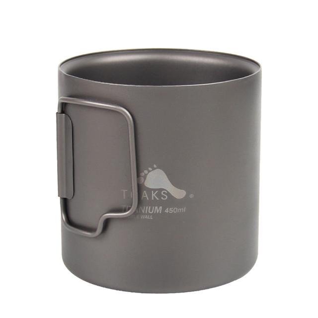 Titanium 450ml Double Wall Cup