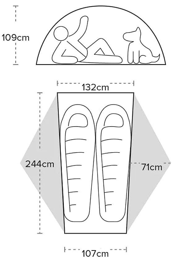 Big Agnes Copper Spur HV UL2 Long Big Agnes Copper Spur HV UL2 Long