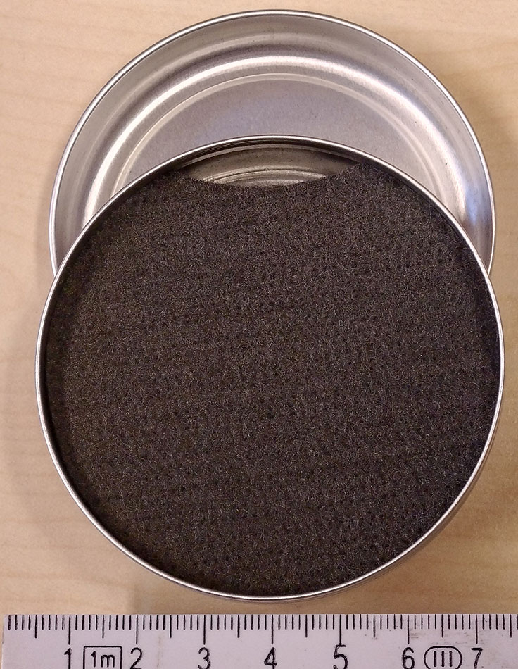 X-Boil Brennerdose mit Graphitfilzeinlage für Spiritus groß