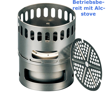 Evernew Titanium Alcohol DX Stove Set