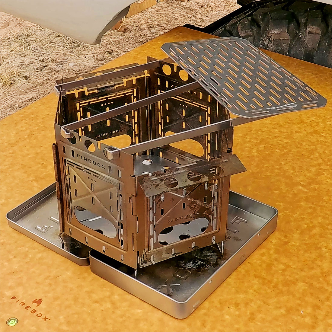 Firebox 4\" Freestyle Hex-Stove /Grill /Campfire Firebox 4\" Freestyle Hex-Stove /Grill /Campfire