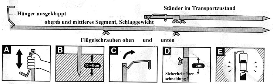Snowpeak Pile Driver - Laternenpfosten