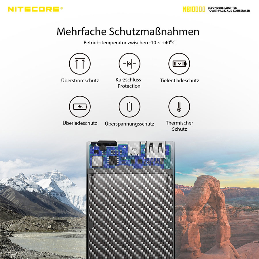 Nitecore Powerbank NB10000 - 10000mAh Nitecore Powerbank NB10000 - 10000mAh