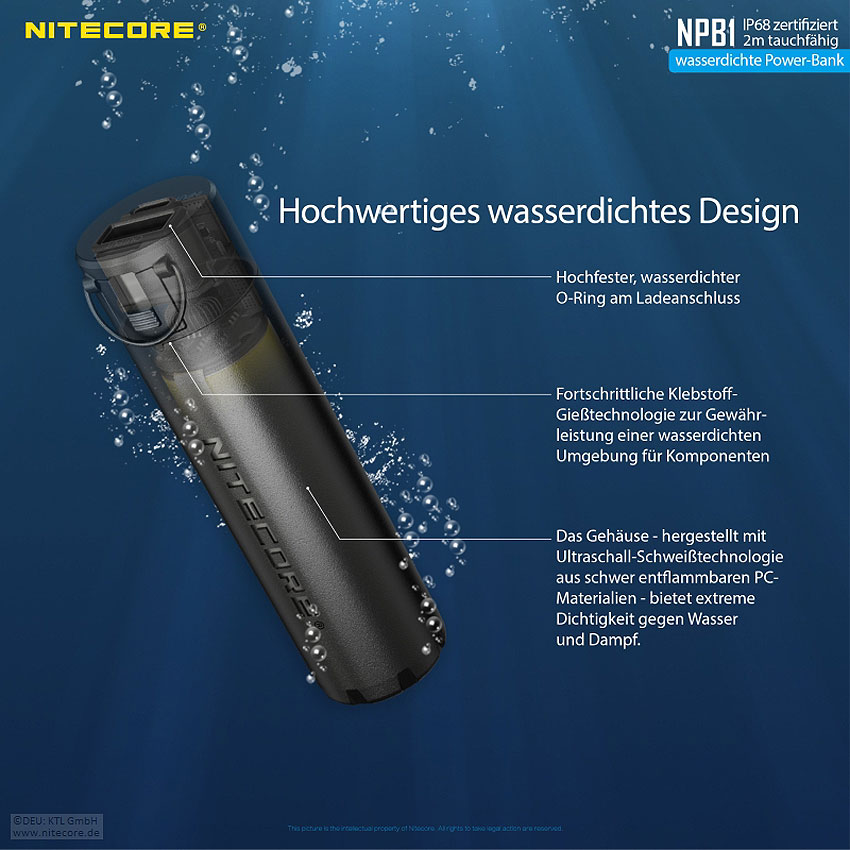 Nitecore Powerbank NPB1 5000 mAh