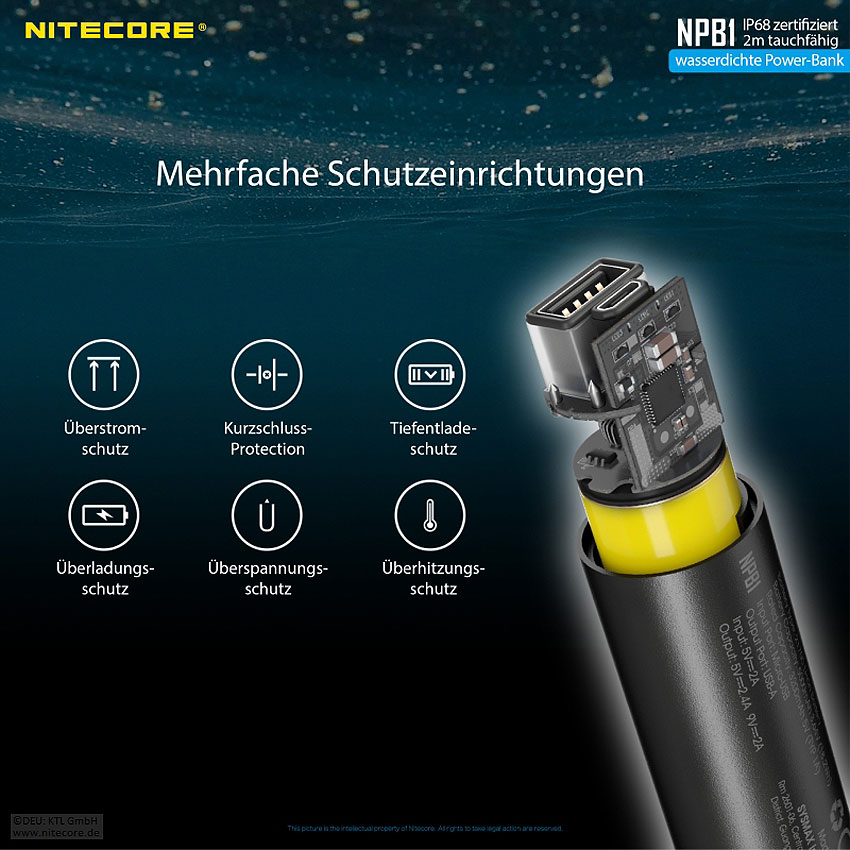 Nitecore Powerbank NPB1 5000 mAh