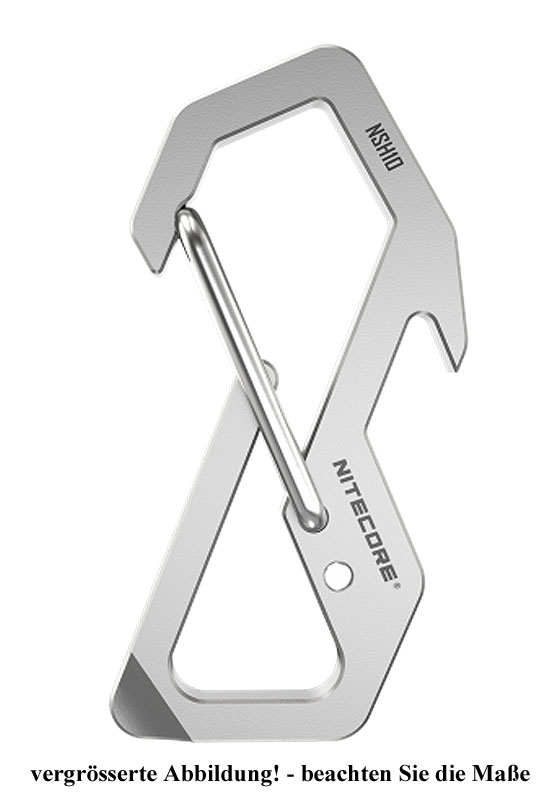 Nitecore Titan Material-Karabiner NSH10