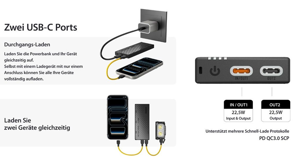 Nitecore Powerbank NB10000 V4 - 10000mAh Nitecore Powerbank NB10000 V4 - 10000mAh