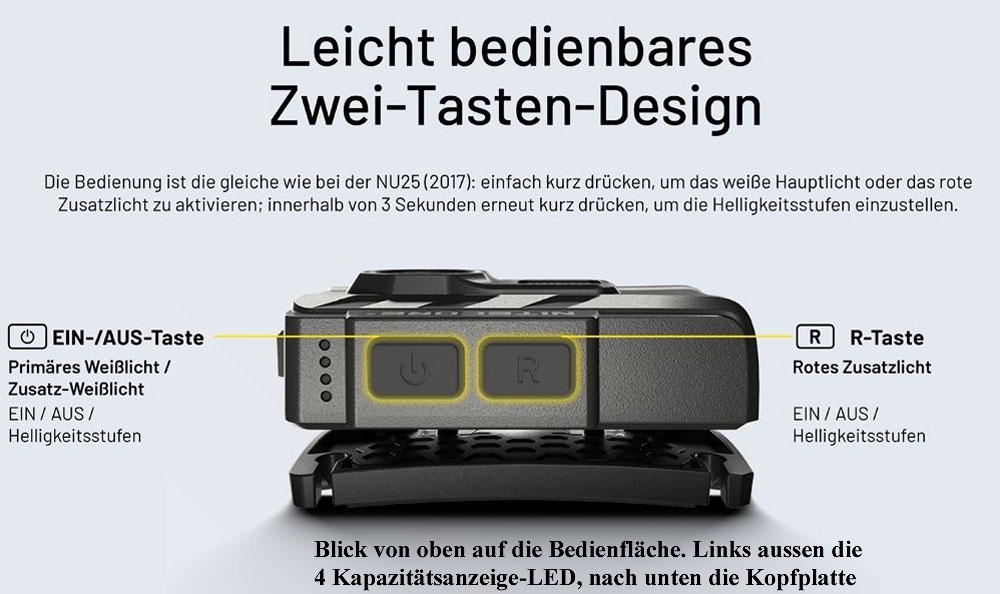 Nitecore NU20 Classic 360 lum Nitecore NU20 Classic 360 lum