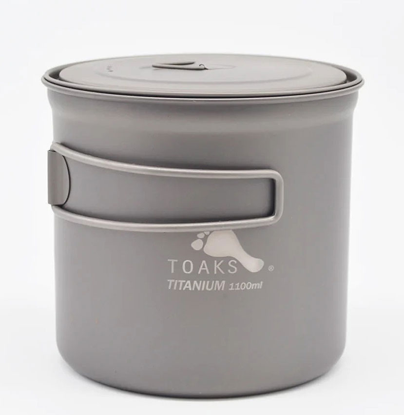 Töpfe　Pot　2000ml　Reiseausrüstungen　Toaks　mit　und　Titanium　Bügelhenkel,　Pfannen,