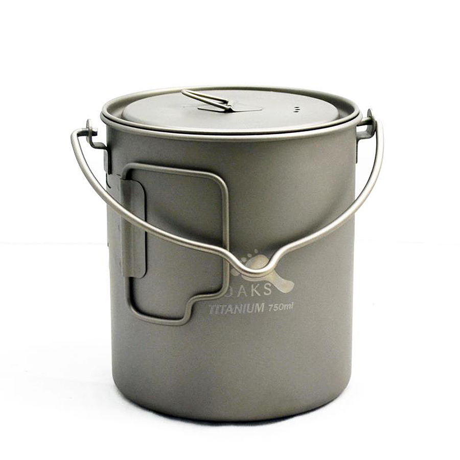 Toaks Titanium 750 ml Pot with Bail Handle / Bügelhenkel