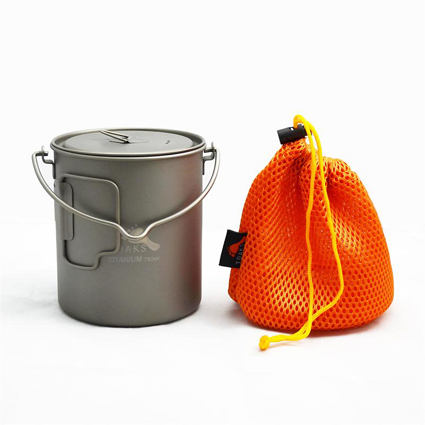 Toaks Titanium 750 ml Pot with Bail Handle / Bügelhenkel