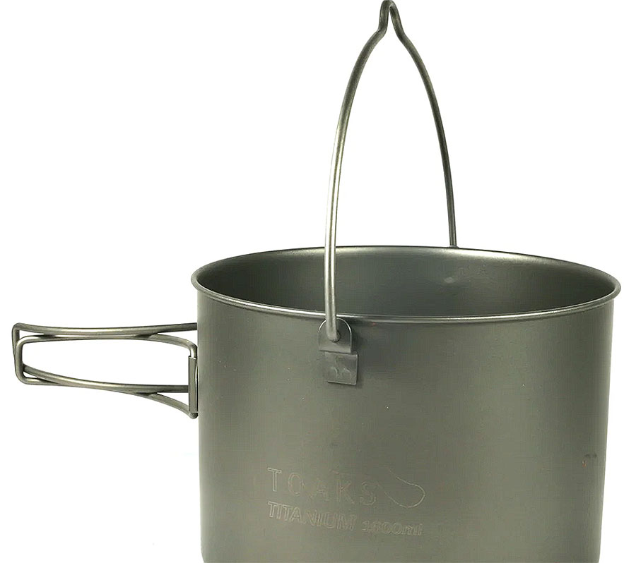 Toaks Titanium 1600ml Pot with Bail Handle /Bügelhenkel