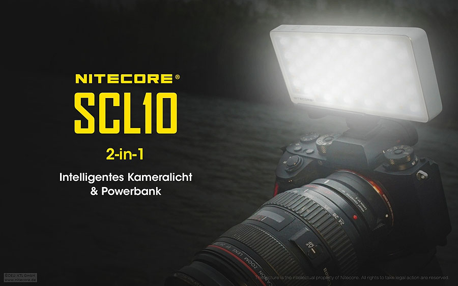 Nitecore Powerbank mit Licht SLC10 Nitecore Powerbank mit Licht SLC10