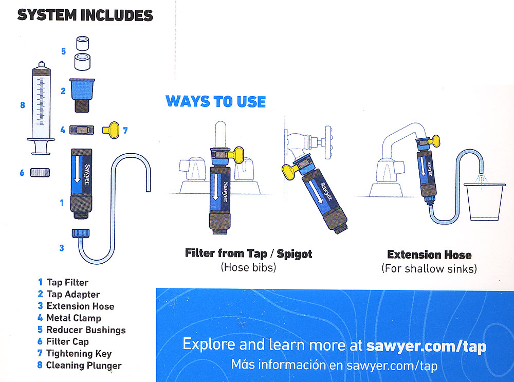 Sawyer PointOne Tap Water Filtration System Sawyer PointOne Tap Water Filtration System