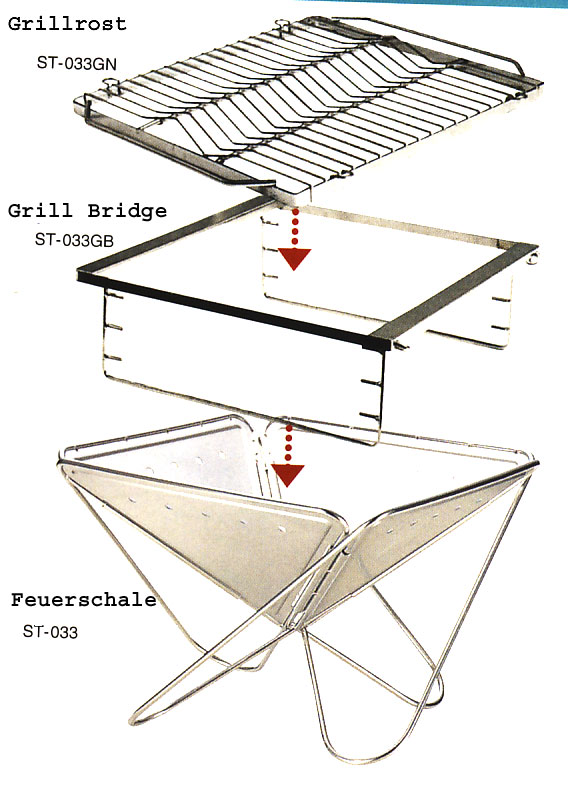 Snowpeak Fireplace Grill Net Pro (L)rev