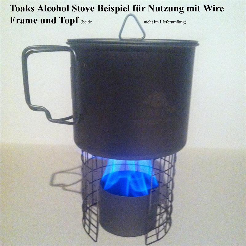 Toaks Titanium Siphon Alcohol Stove Toaks Titanium Siphon Alcohol Stove