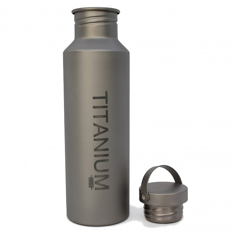 Titanium Water Bottle with Ti Lid