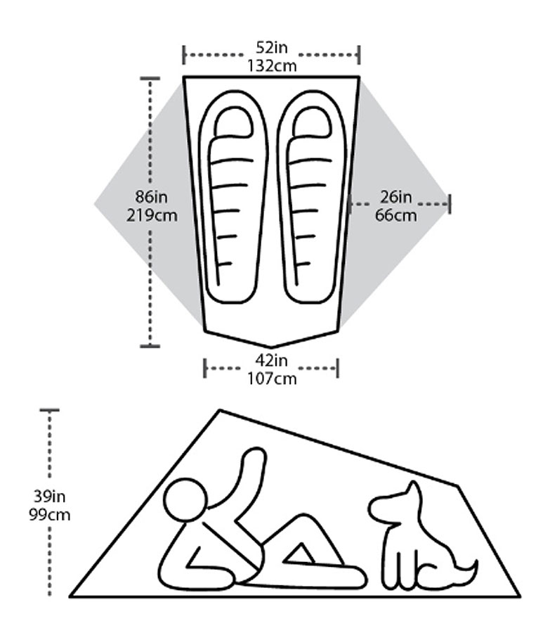 Big Agnes Tiger Wall 2 Platinum