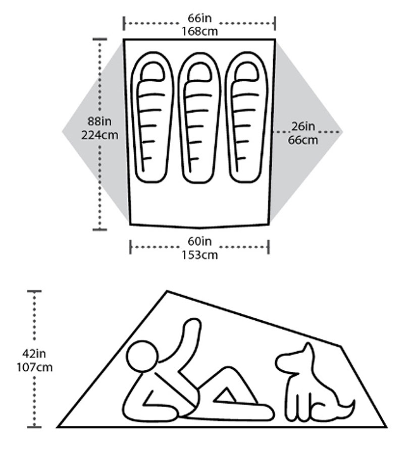 Big Agnes Tiger Wall 3 Platinum