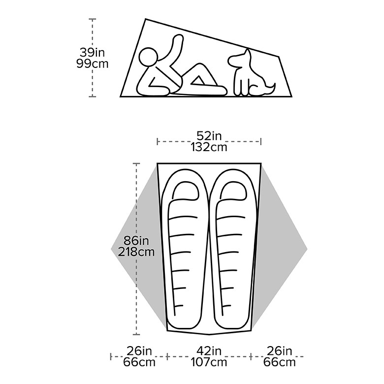 Big Agnes Tiger Wall UL2 Bikepack Big Agnes Tiger Wall UL2 Bikepack