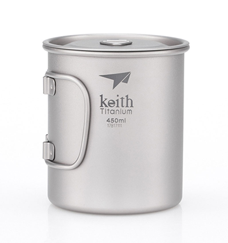 Single Wall Titanium Mug 450