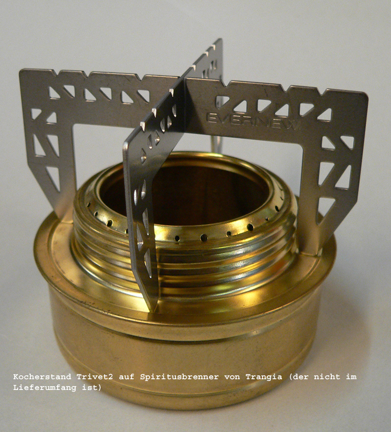 Evernew Cross Stand ´Trivet 2´ Topfhalter für Spiritusbrenner Evernew Cross Stand ´Trivet 2´ Topfhalter für Spiritusbrenner