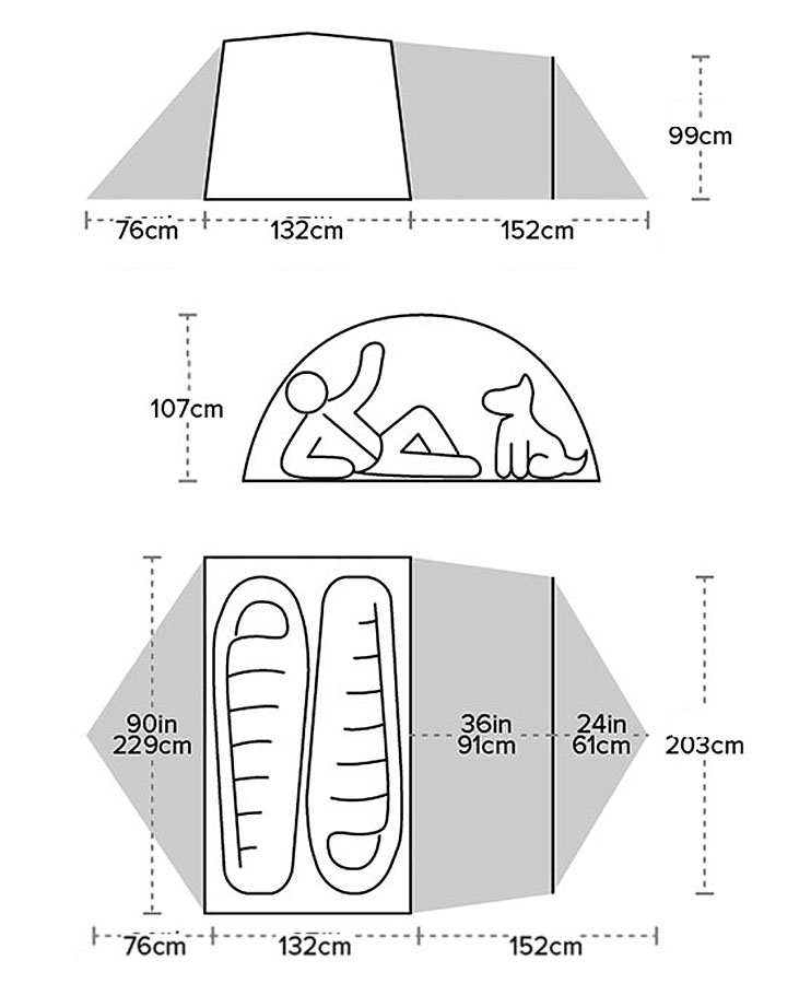 Big Agnes Blacktail 2 Hotel Bikepack