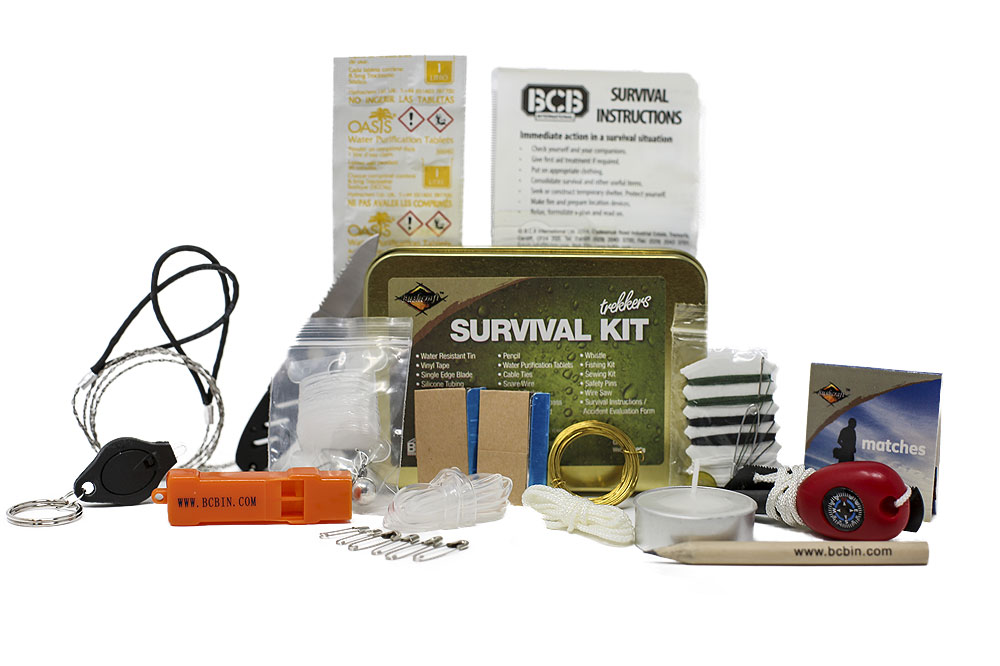 BCB Trekkers Survival Tin - Survivalset