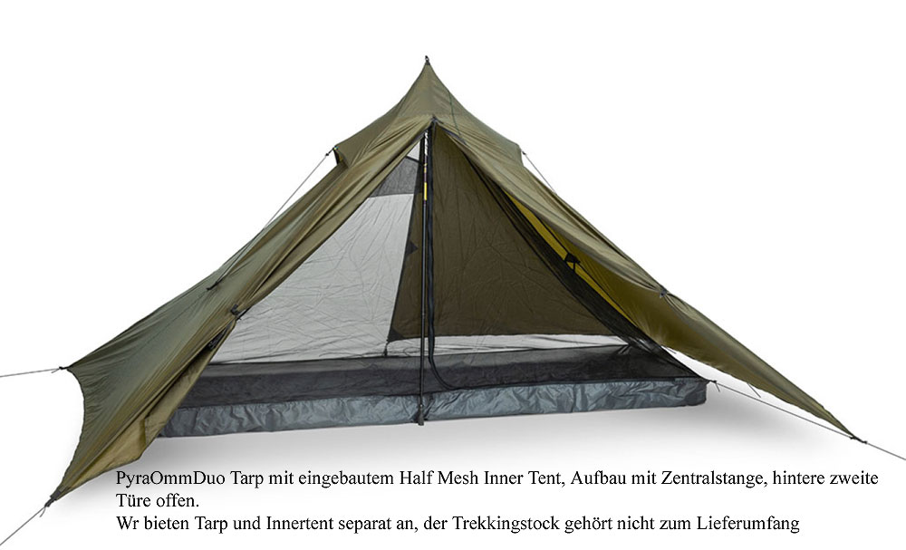 Liteway PyraOmm Duo Mesh Half Inner Tent für Duo Tarp 1 P