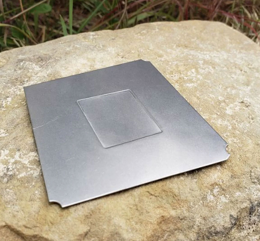 Fuel Plate StainlessSteel für Hobo Nano