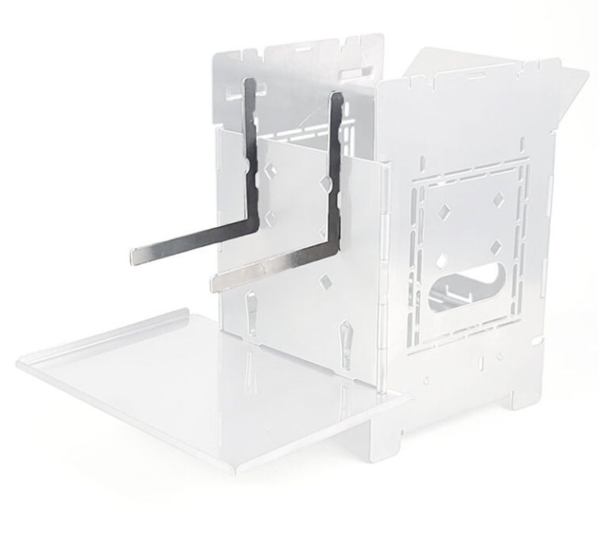 5″ High-Low-Hangover Trivet Sticks Stainless Steel