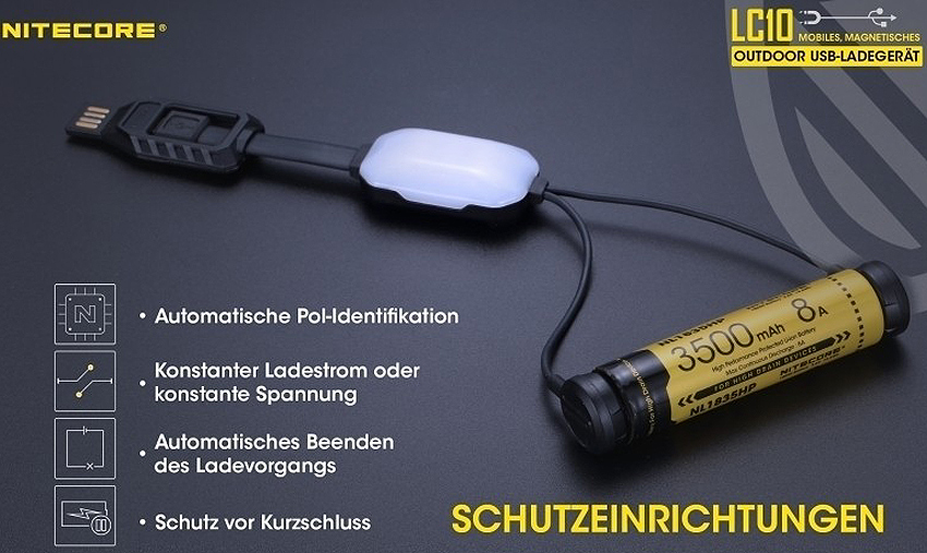 Nitecore Akkulader USB LC10