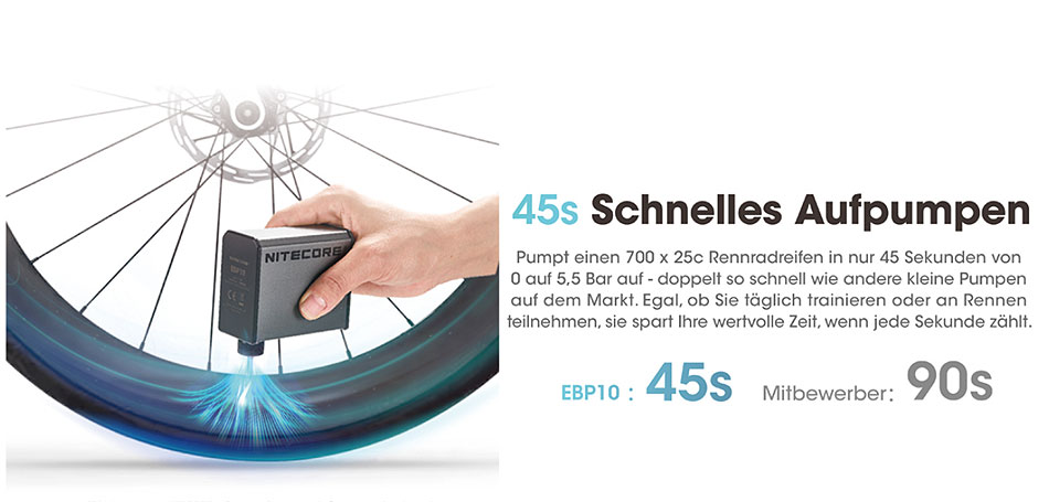 FLEXTAIL EBP10 - elektronische Luftpumpe FLEXTAIL EBP10 - elektronische Luftpumpe