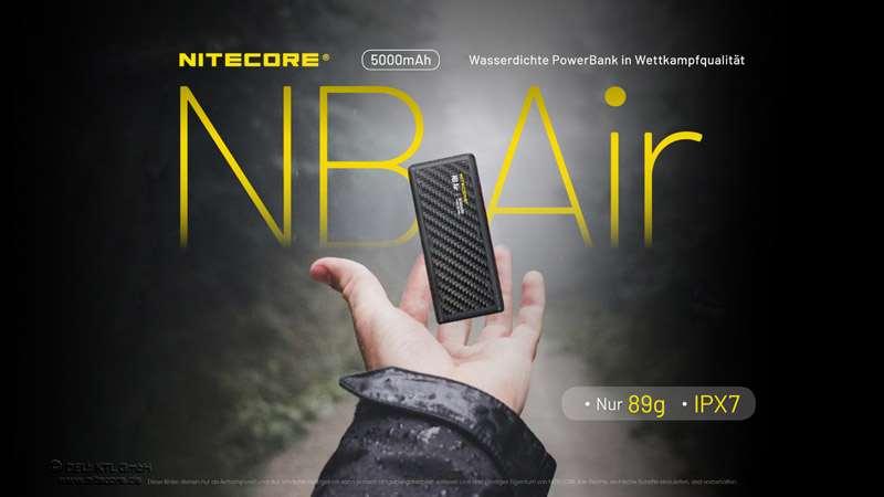 Nitecore Powerbank NB Air - 5000mAh Nitecore Powerbank NB Air - 5000mAh