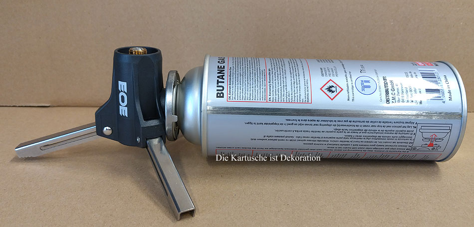 Oaschloss gross - Brennstoff-Kartuschen-Adapter