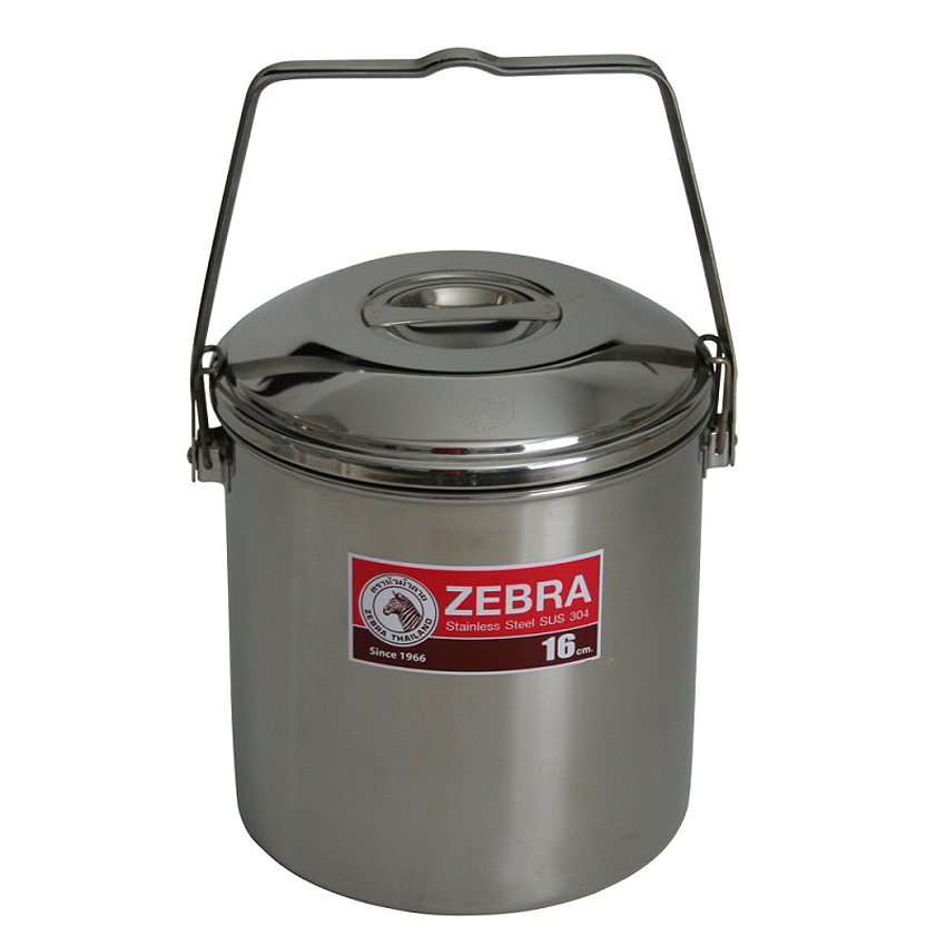 Zebra 16 cm Stainless Steel Pot mod
