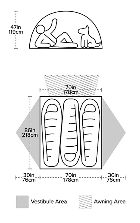 Big Agnes Salt Creek SL 3 Big Agnes Salt Creek SL 3