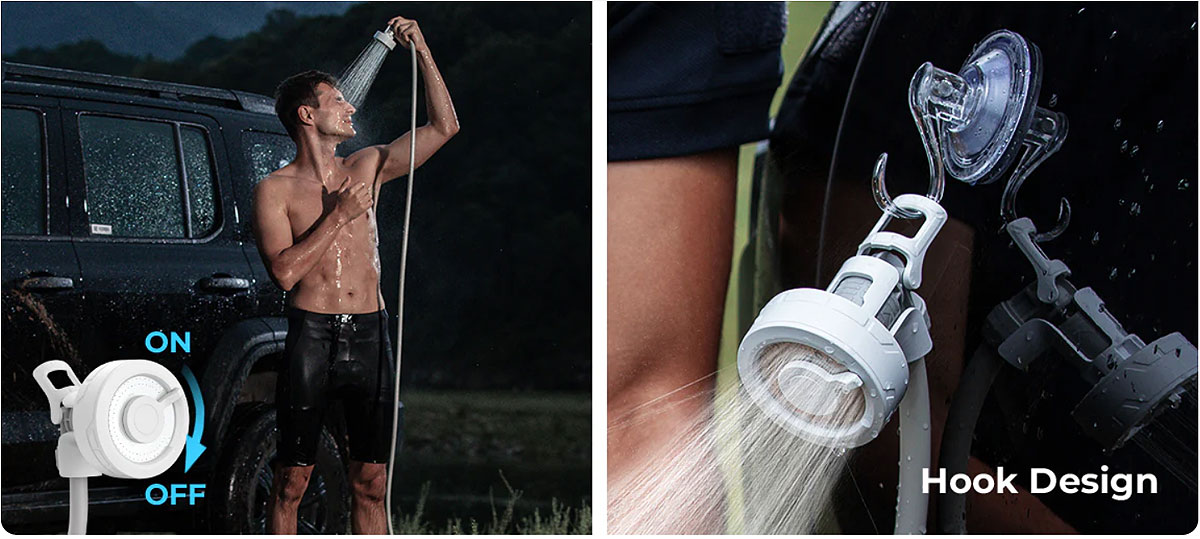 FLEXTAIL Max Shower mit Case