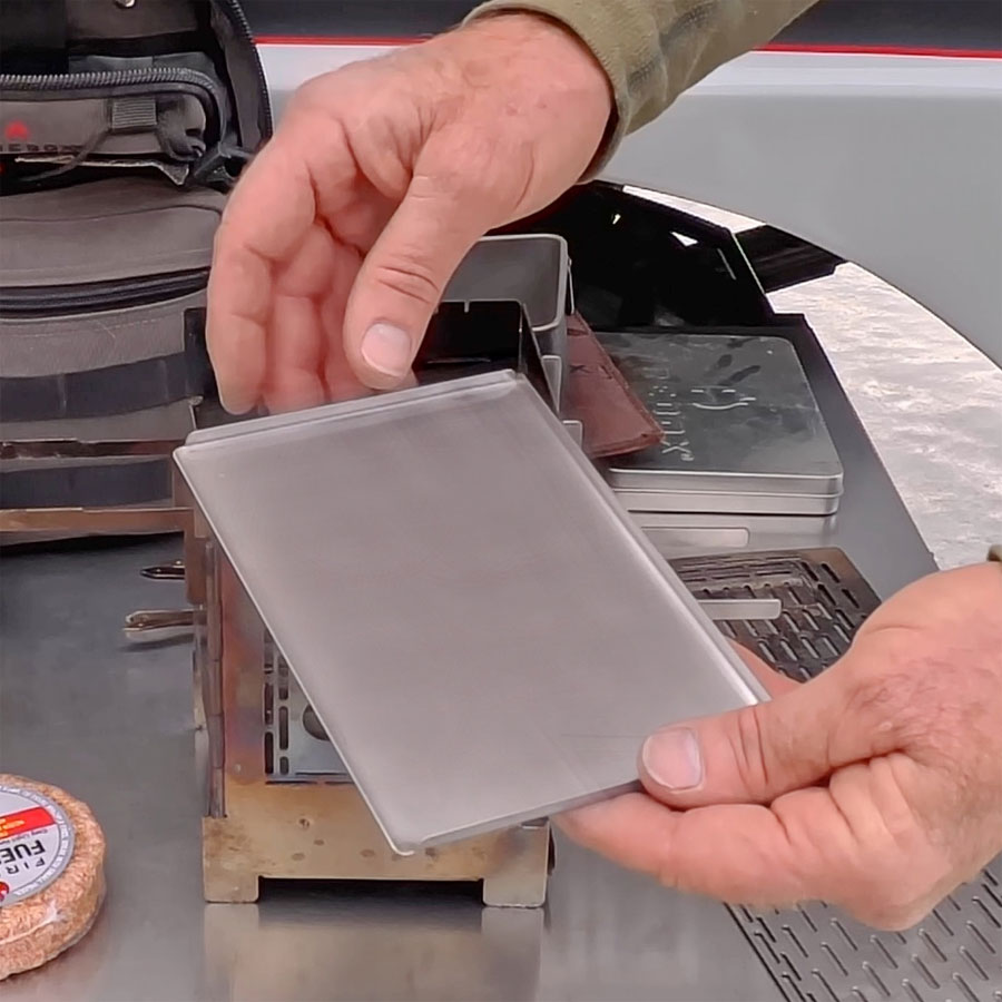 Firebox Side-Car Coal Tray for 5″ Hobo Stove Firebox Side-Car Coal Tray for 5″ Hobo Stove